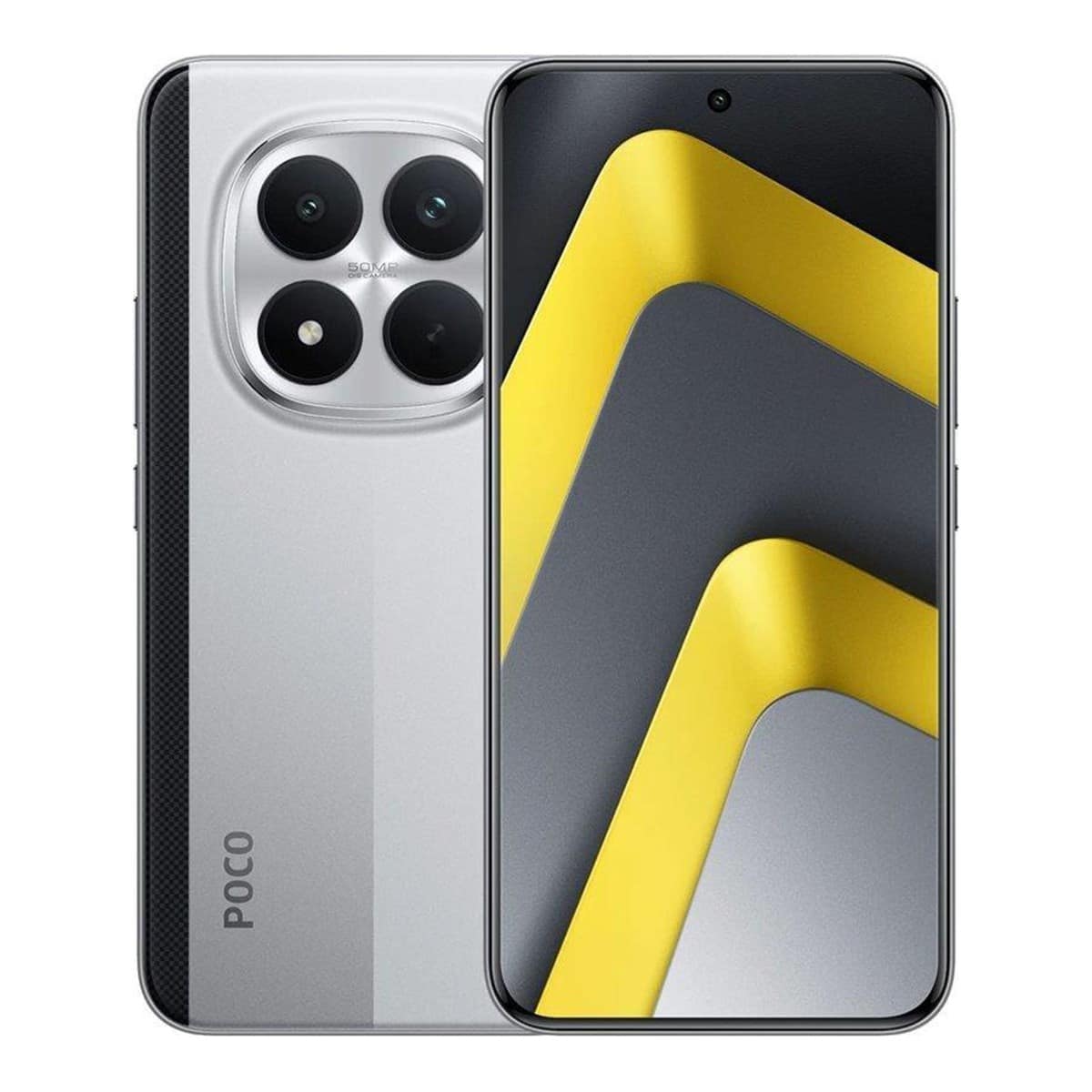POCO M8 5G 8GB 512GB Silver fronte e retro